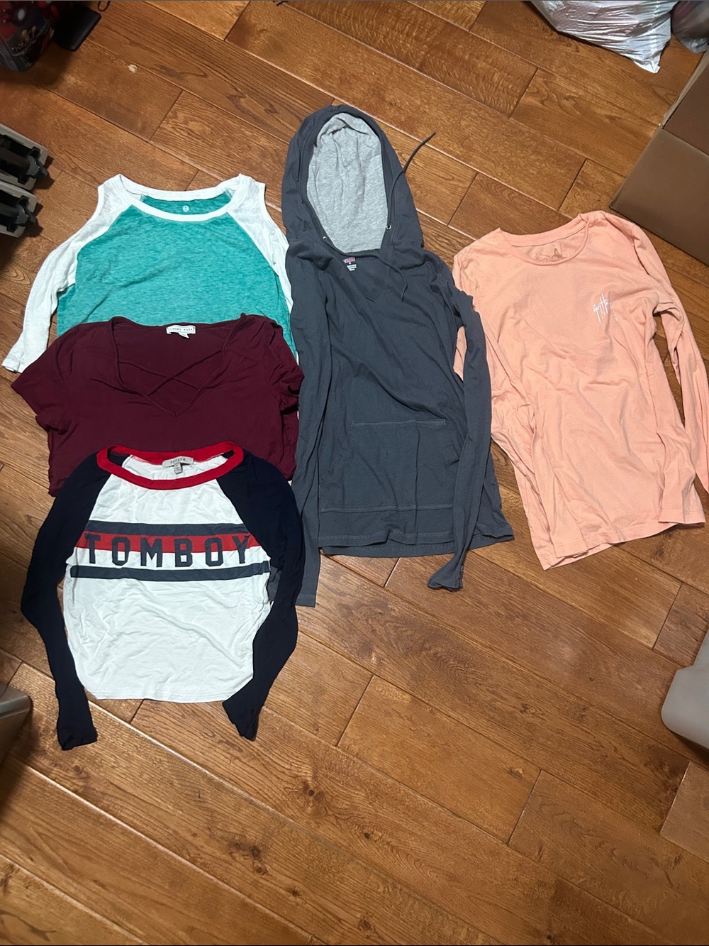Set of 5 assorted junior shirts